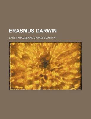 Book cover for Erasmus Darwin