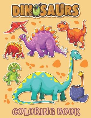 Book cover for Dinosaurs Coloring Book