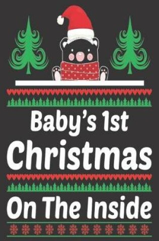 Cover of baby's 1st Christmas on the inside