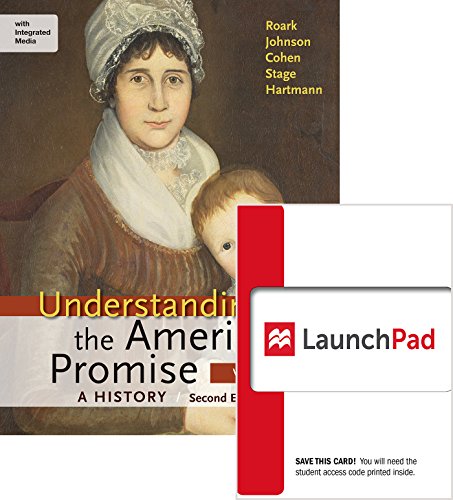 Book cover for Understanding the American Promise, 2e V1 & Launchpad for Understanding the American Promise 2e V1 (Access Card)