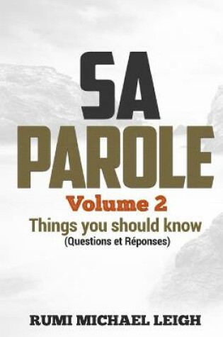 Cover of SA PAROLE Volume 2