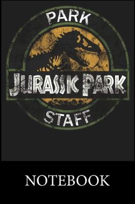 Book cover for Jurassic Park Staff Notebook