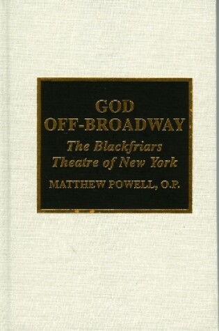 Cover of God Off-Broadway