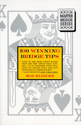 Book cover for 100 Winning Bridge Tips for the Improving Player