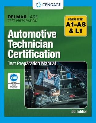 Book cover for Automotive Technician Certification Test Preparation Manual A-Series
