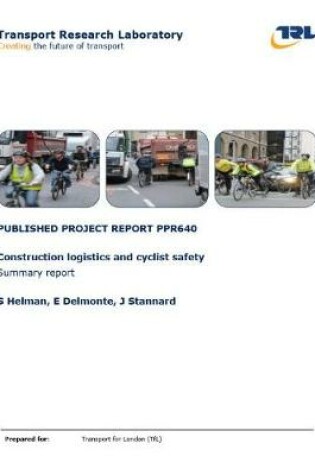 Cover of Construction logistics and cyclists safety