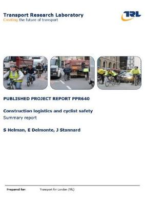 Book cover for Construction logistics and cyclists safety