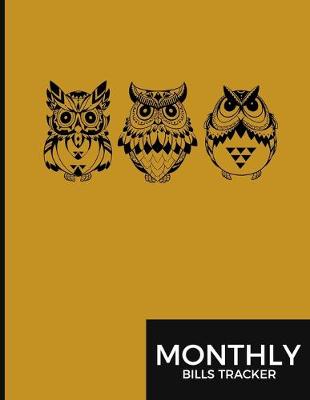 Book cover for Owl - Monthly Bills Tracker