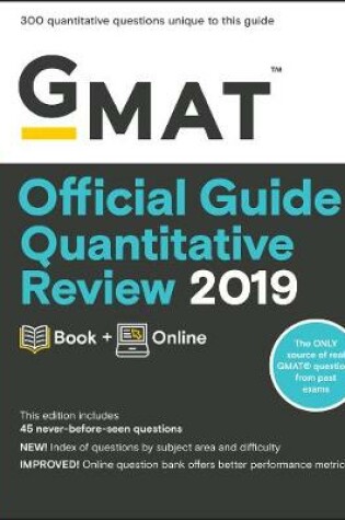 Cover of GMAT Official Guide Quantitative Review 2019
