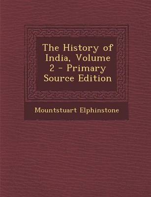 Book cover for The History of India, Volume 2