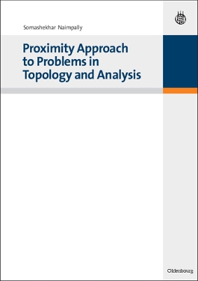 Book cover for Proximity Approach to Problems in Topology and Analysis