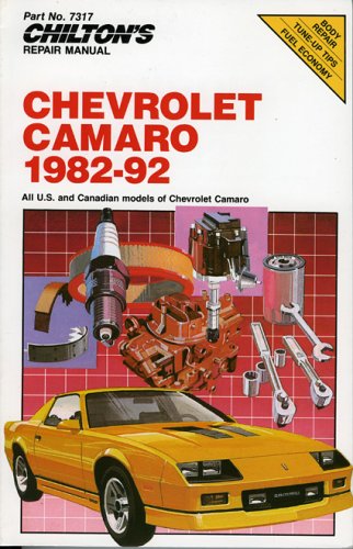 Book cover for Chevrolet Camaro 1982-92