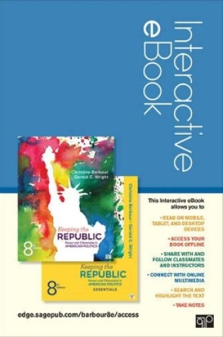 Cover of Keeping the Republic 8e Full Interactive eBook Student Version