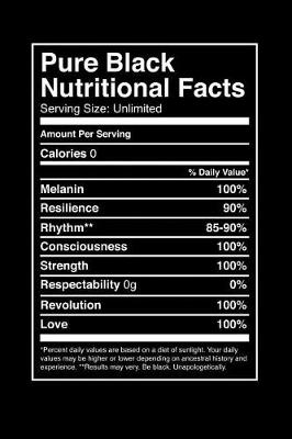 Book cover for Pure Black Nutritional Facts