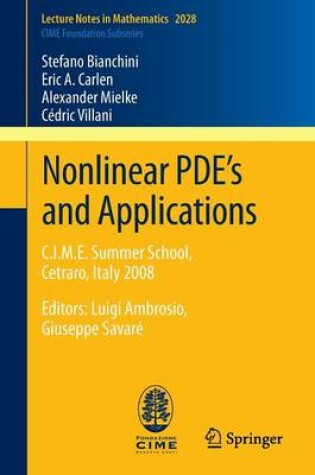 Cover of Nonlinear PDE’s and Applications