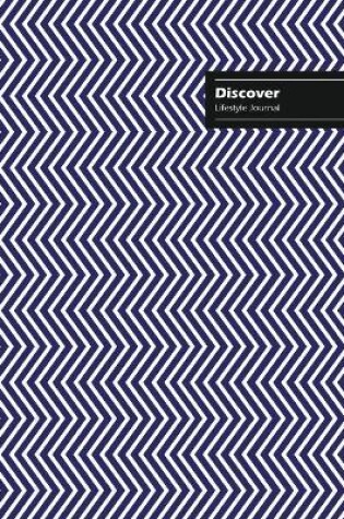 Cover of Discover Lifestyle Journal, Creative Write-in Notebook, Dotted Lines, Wide Ruled, Medium Size (A5) 6 x 9 Inch (Blue)