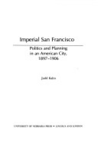 Cover of Imperial San Francisco