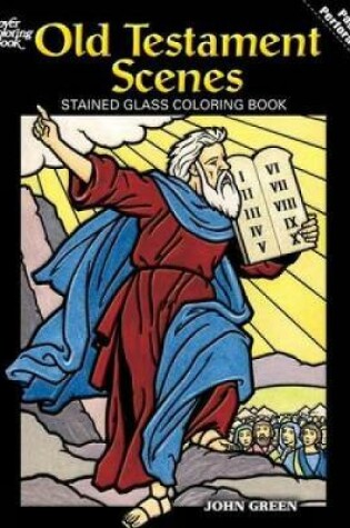 Cover of Old Testament Scenes Stained Glass Coloring Book