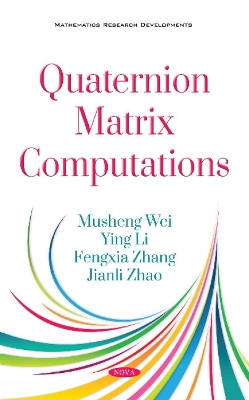 Book cover for Quaternion Matrix Computations