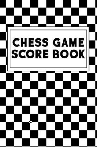 Cover of Chess Game Score Book