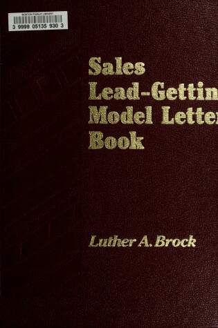 Cover of Sales Lead-Getting Model Letter Book