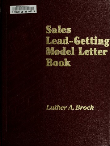 Book cover for Sales Lead-Getting Model Letter Book