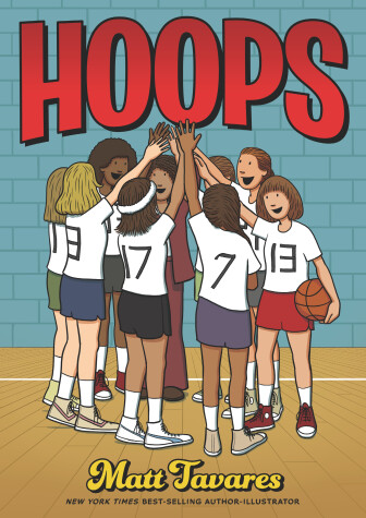 Book cover for Hoops: A Graphic Novel