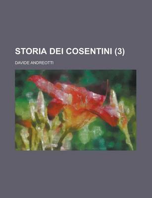 Book cover for Storia Dei Cosentini (3)