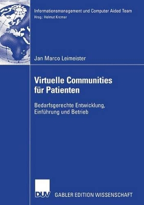 Book cover for Virtuelle Communities für Patienten