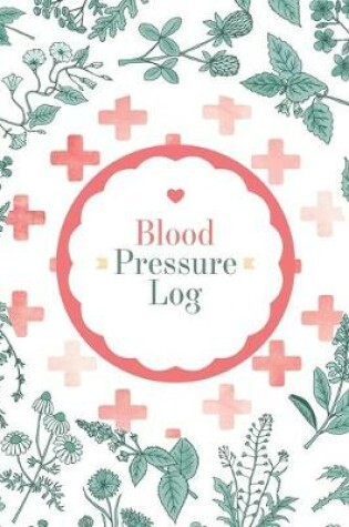 Cover of Blood pressure log book record