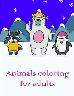 Cover of Animals coloring for adults