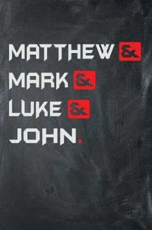 Cover of Matthew& Mark& Luke& John.