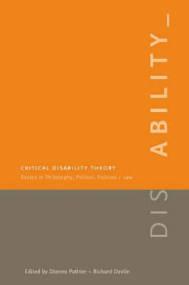 Book cover for Critical Disability Theory