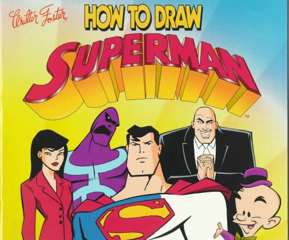 Book cover for How to Draw Superman