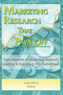 Book cover for Marketing Research That Pays Off