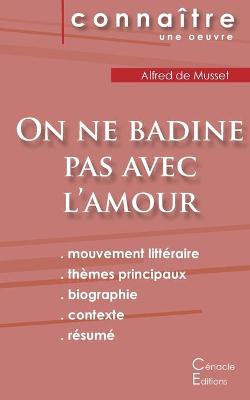 Book cover for Fiche de lecture On ne badine pas avec l'amour de Musset (Analyse litteraire de reference et resume complet)