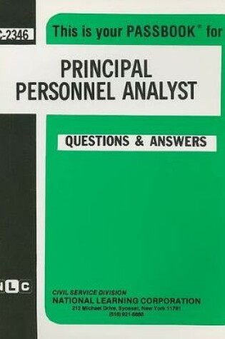 Cover of Principal Personnel Analyst