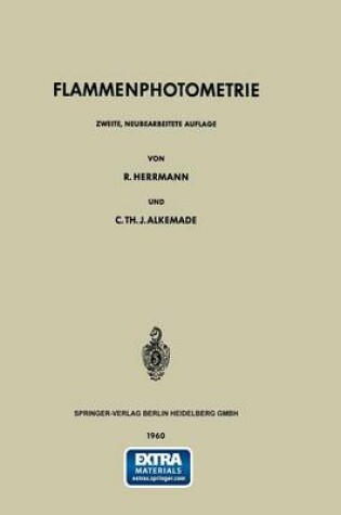 Cover of Flammenphotometrie