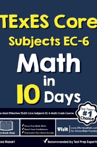 Cover of TExES Core Subjects EC-6 Math in 10 Days