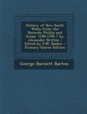 Book cover for History of New South Wales from the Records