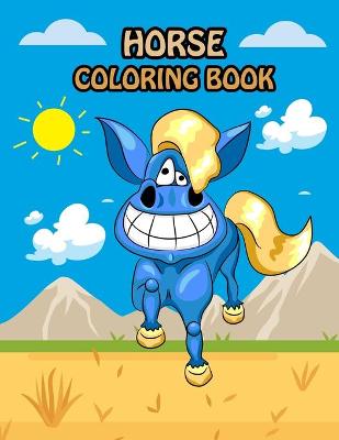 Book cover for Horse Coloring Book