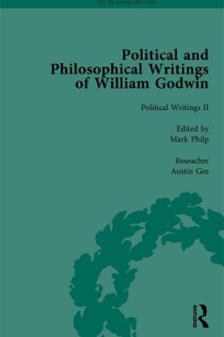 Cover of The Political and Philosophical Writings of William Godwin vol 2
