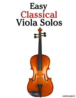 Book cover for Easy Classical Viola Solos