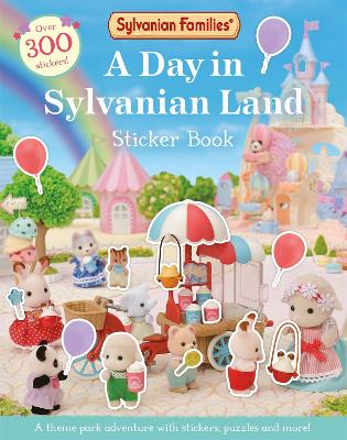 Book cover for Sylvanian Families: A Day in Sylvanian Land Sticker Book