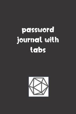 Book cover for Password Journal With Tabs