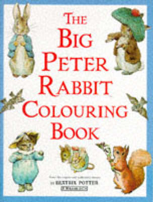 Book cover for The Big Peter Rabbit Colouring Book