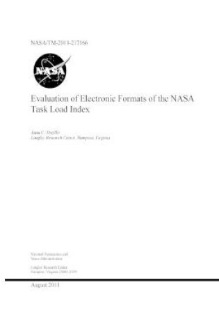 Cover of Evaluation of Electronic Formats of the NASA Task Load Index
