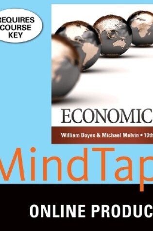 Cover of Mindtap Economics, 1 Term (6 Months) Printed Access Card for Boyes/Melvin's Economics, 10th