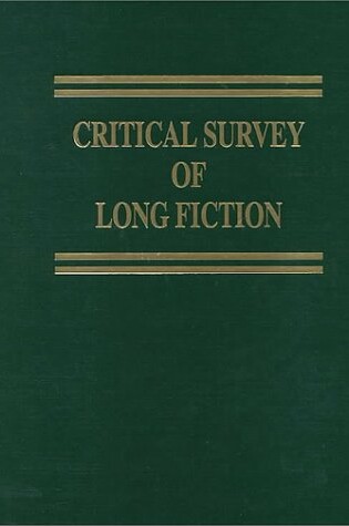 Cover of Critical Survey of Long Fiction, 2nd (REV)-Vol 1