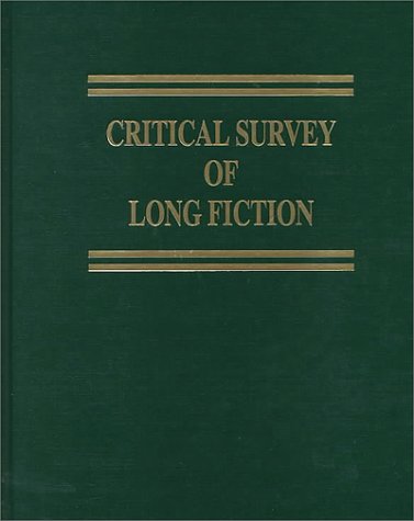 Book cover for Critical Survey of Long Fiction, 2nd (REV)-Vol 1